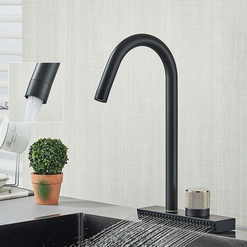 Torneira Gourmet Extensível Spray Cachoeira 360 Rumble torneira gourmet Cozinha Artificio Lar