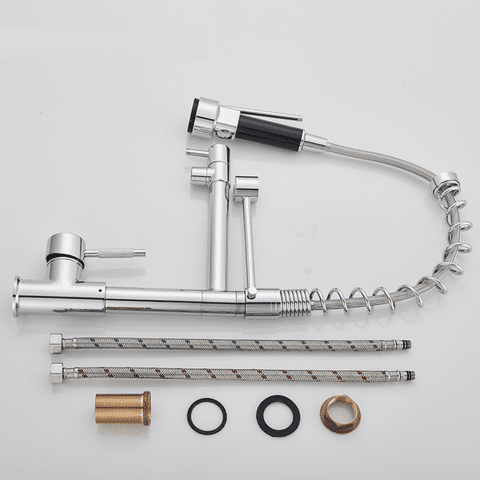 Torneira Gourmet LED Mola Duo Bronze Giratória 360° Quizz torneira gourmet Cozinha Artificio Lar