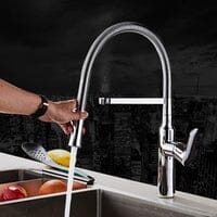 Torneira Gourmet Misturadora Monocomando Cromada Eirez torneira gourmet Cozinha Artificio Lar