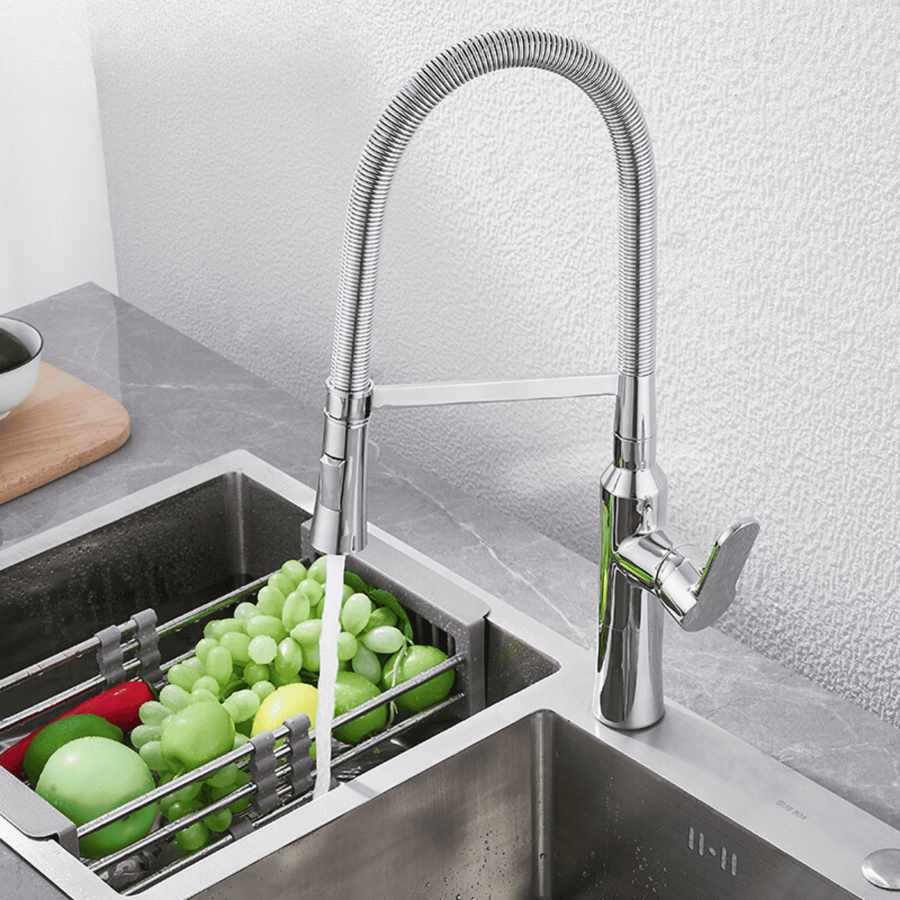 Torneira Gourmet Misturadora Monocomando Cromada Eirez torneira gourmet Cozinha Artificio Lar Cromado