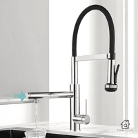 Torneira Gourmet Monocomando com Bica Dupla Neil torneira gourmet Cozinha Artificio Lar