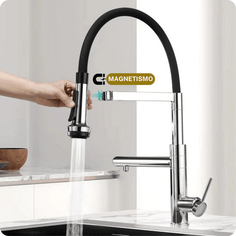 Torneira Gourmet Monocomando com Bica Dupla Neil torneira gourmet Cozinha Artificio Lar