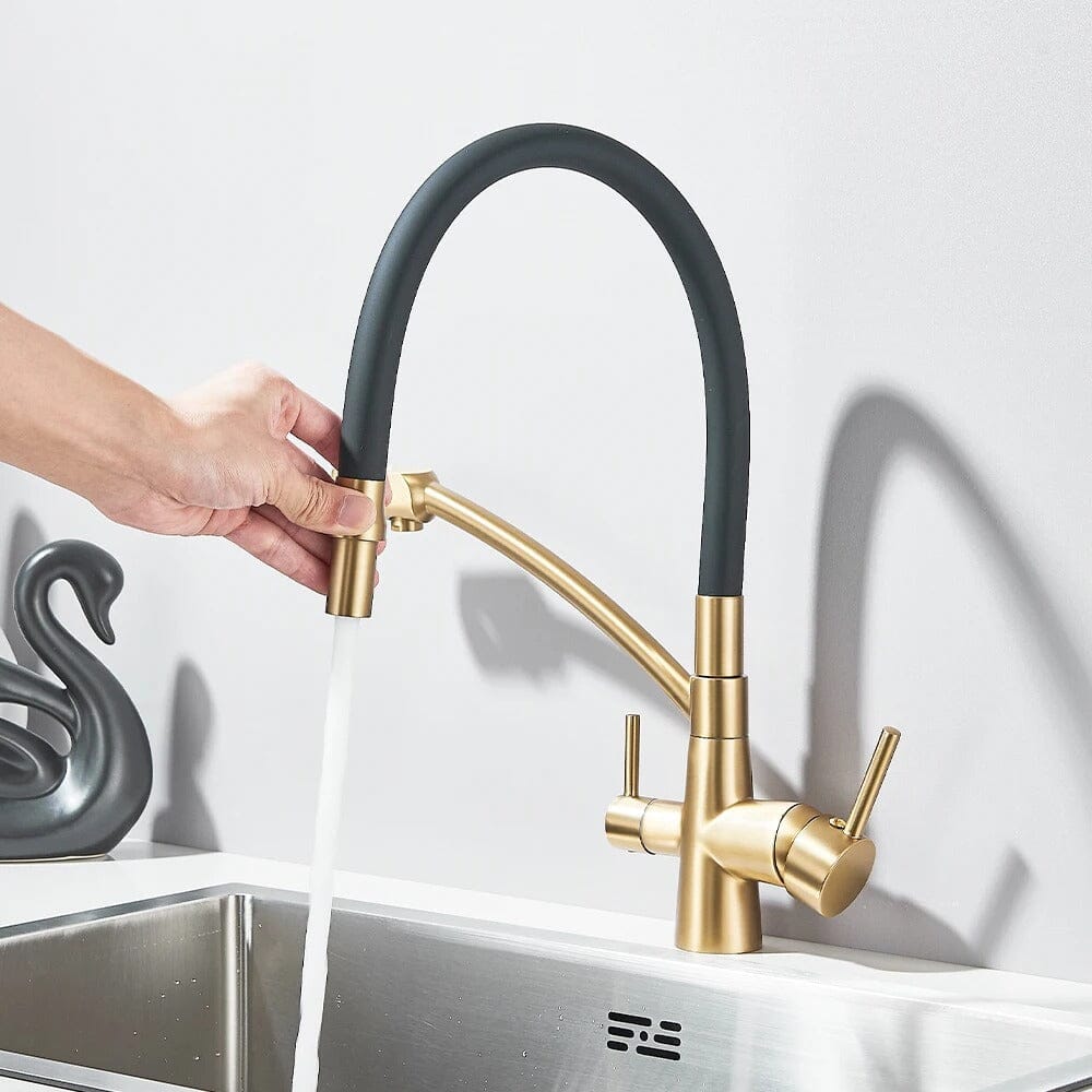 Torneira Gourmet Monocomando Com Saida Para Filtro Grutta torneira gourmet Cozinha Artificio Lar