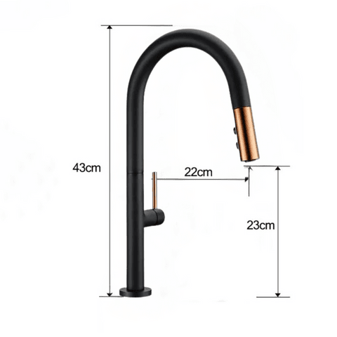 Torneira Gourmet para Cozinha Monocomando Bancada Kratos torneira gourmet Cozinha Artificio Lar