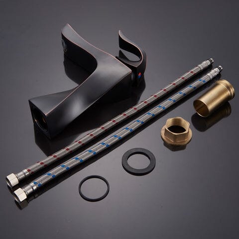 Torneira Lavatório Preto Fosco Monocomando Luxo Cortex torneira banheiro Artificio Lar