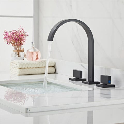 Torneira Moderna Duplo Comando Folt Lavatório 3 peças Misturador torneira banheiro Artificio Lar