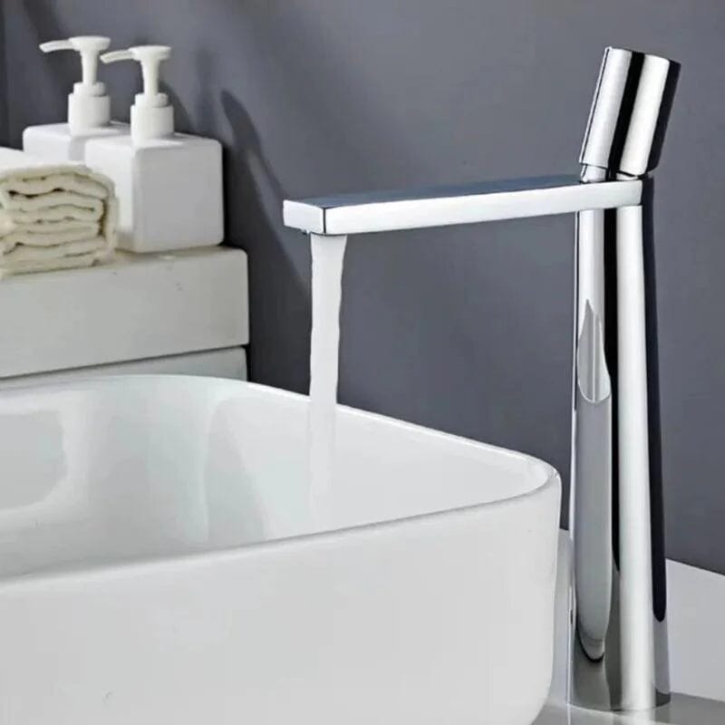 Torneira Moderna Monocomando Kappar Vita torneira banheiro Artificio Lar C/ Cromado Alto Entrega de 7 a 18 Dias