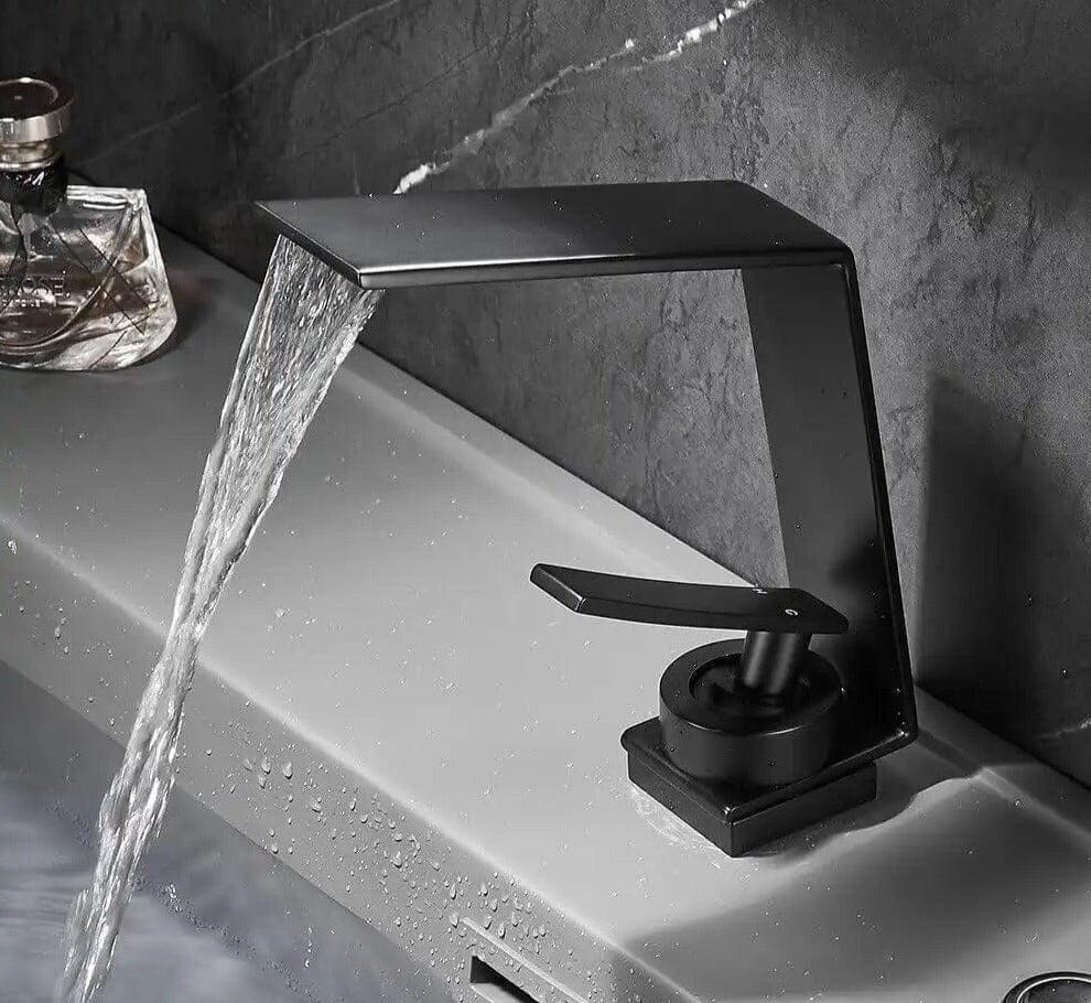 Torneira Monocomando Banheiro Bancada Oro Clarty torneira banheiro Artificio Lar Preto Fosco Á Pronta Entrega