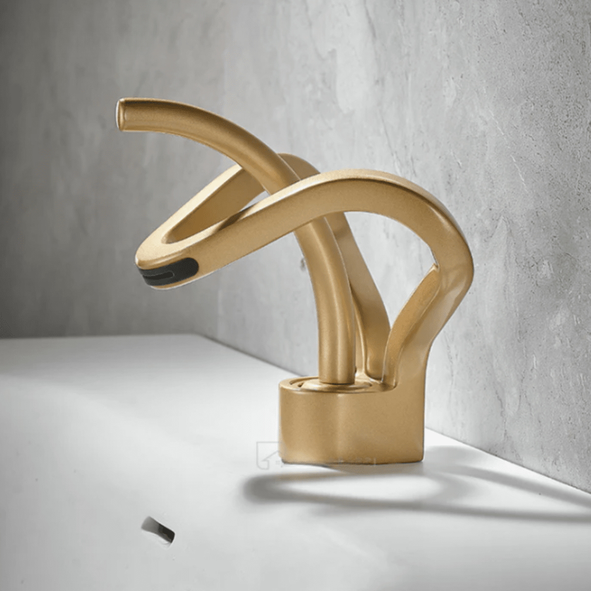 Torneira Monocomando Banheiro Cascata Elegancy Torneira Monocomando Banheiro Cascata Elegancy Artificio Lar Dourado-Escovado/Baixa