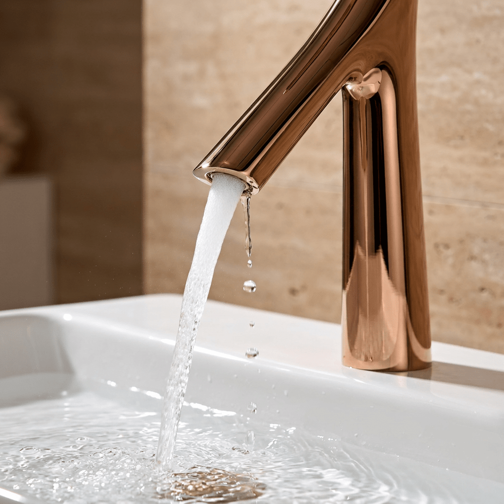 Torneira para Banheiro Bica Alta Monocomando Rose Bathroom Suites Artificio Lar