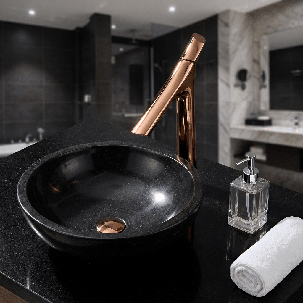 Torneira para Banheiro Bica Alta Monocomando Rose Bathroom Suites Artificio Lar