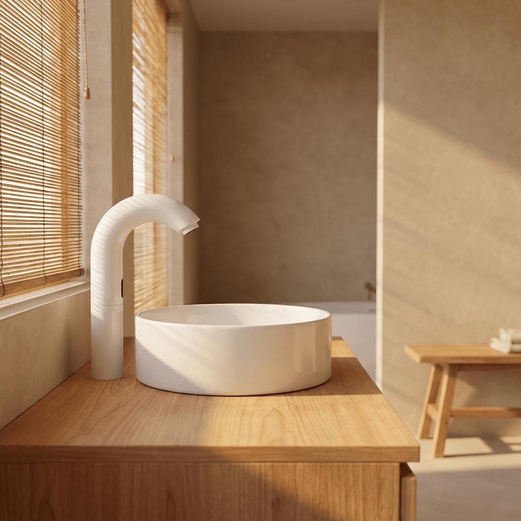 Torneira para Banheiro Monocomando Automática AquaSense Bathroom Suites Artificio Lar