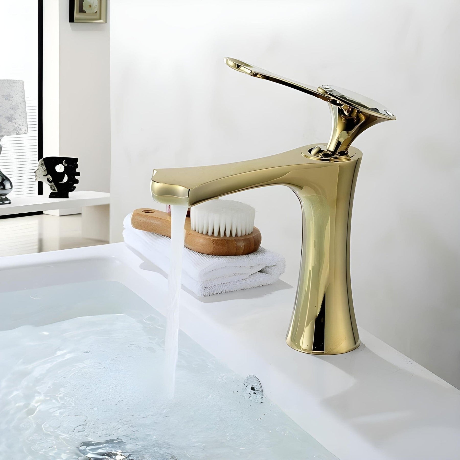 Torneira Para Banheiro Monocomando Com Cristal Realy Torneira Para Banheiro Monocomando Com Cristal Realy Artificio Lar