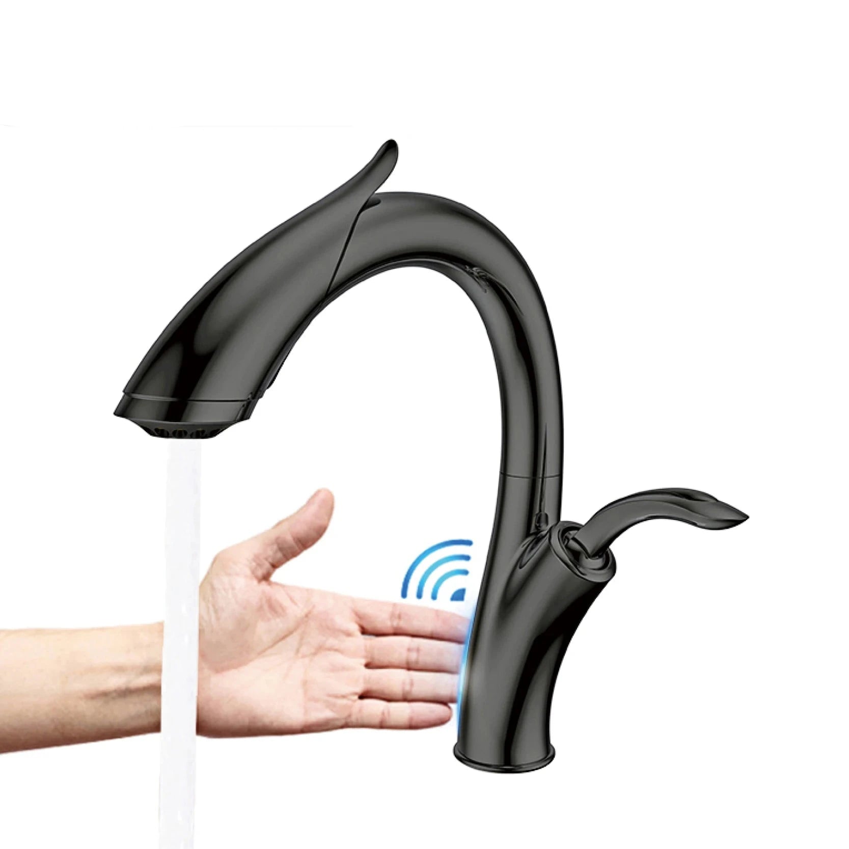 Torneira Para Cozinha Gourmet Aviator Luxury torneira gourmet Cozinha Artificio Lar 01Brushed Cinza T Entrega De 7 a 18 Dias