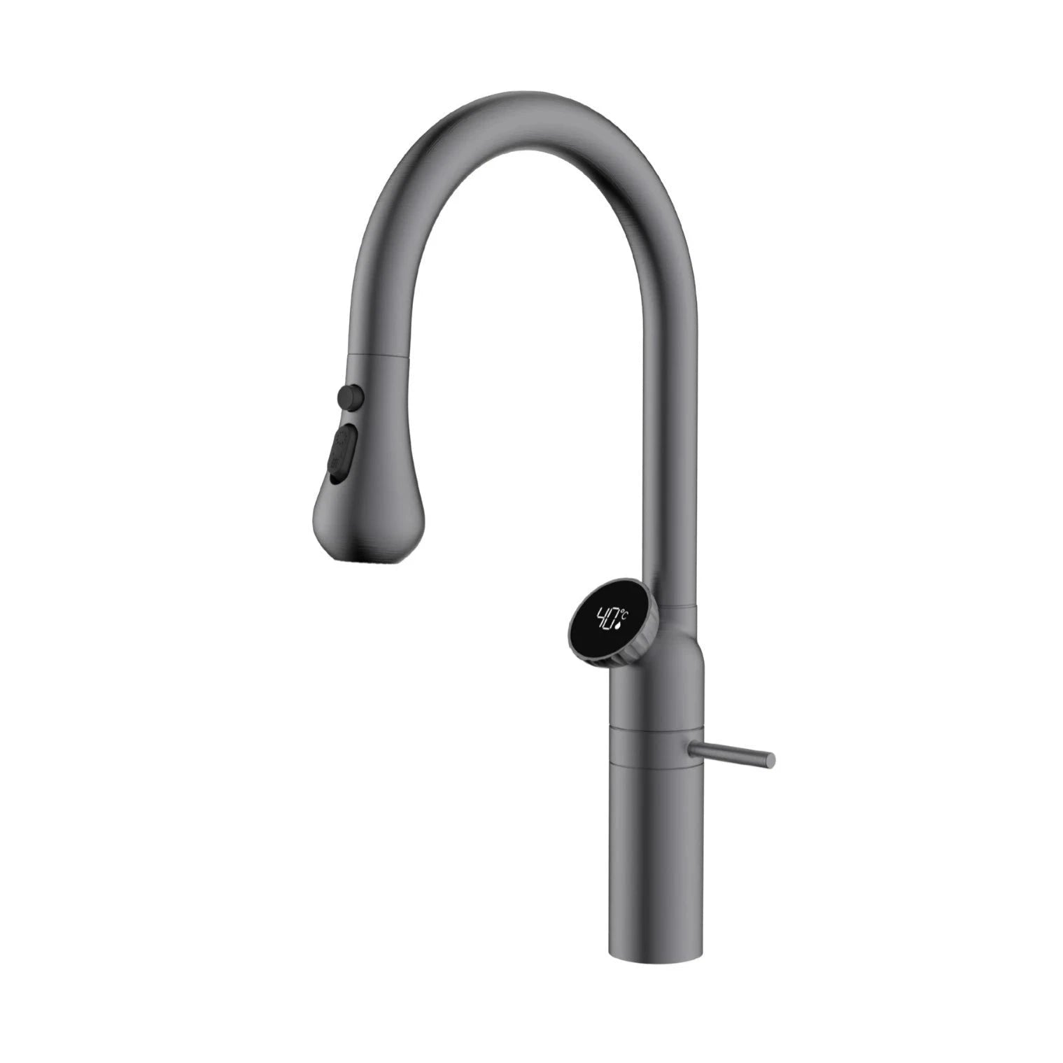 Torneira Para Cozinha Gourmet de Bancada Luxury Tanger Torneira Para Cozinha Gourmet de Bancada Luxury Tanger Artificio Lar grey