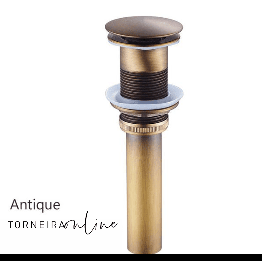 Válvula Click para Cuba Torneira Online Antique