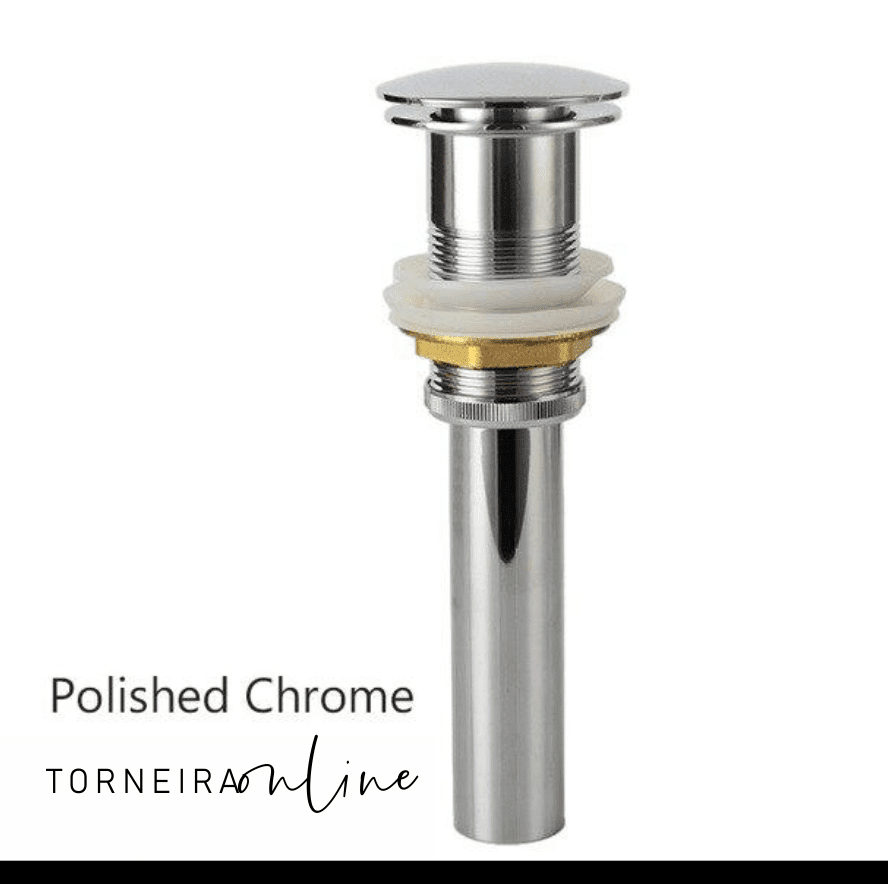 Válvula Click para Cuba Torneira Online Cromado