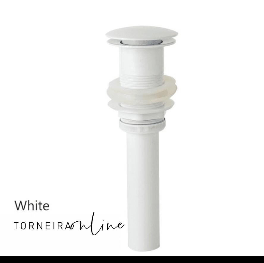 Válvula Click para Cuba Torneira Online White