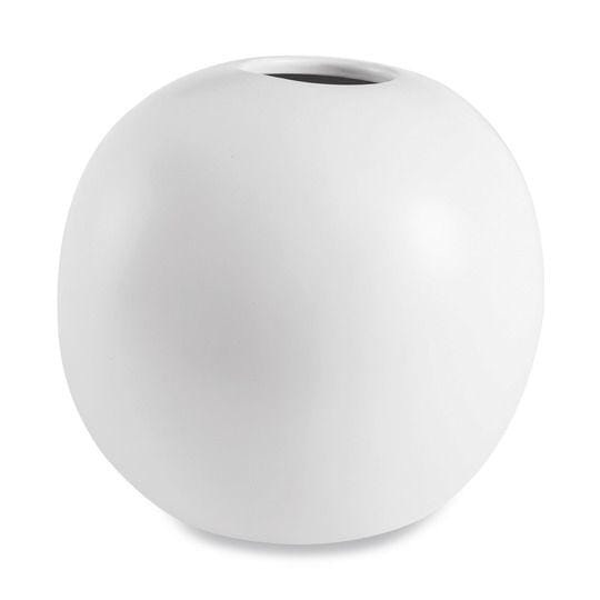 Vaso Redondo Minimalista Sala - T1 Artificio Lar Branco P