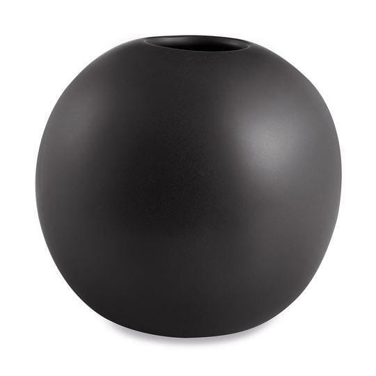 Vaso Redondo Minimalista Sala - T1 Artificio Lar Preto P