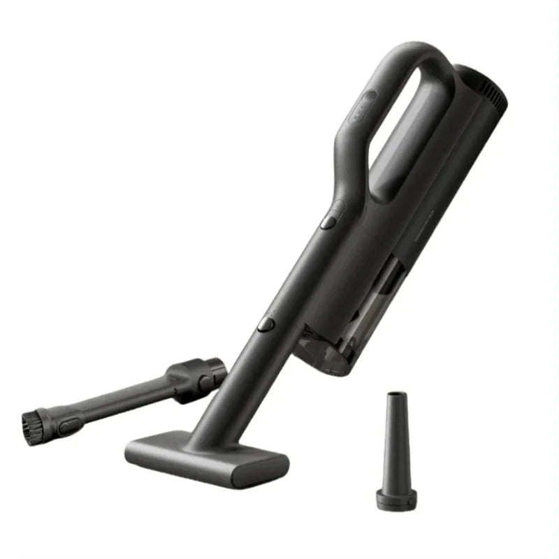 Xiaomi Mijia Car Vacuum Cleaner MJXCQ01QW 21kPa Suction 150mL Dust Cup 2400mAh Battery Washable Filter Element For Car Cleaning Artificio Lar black