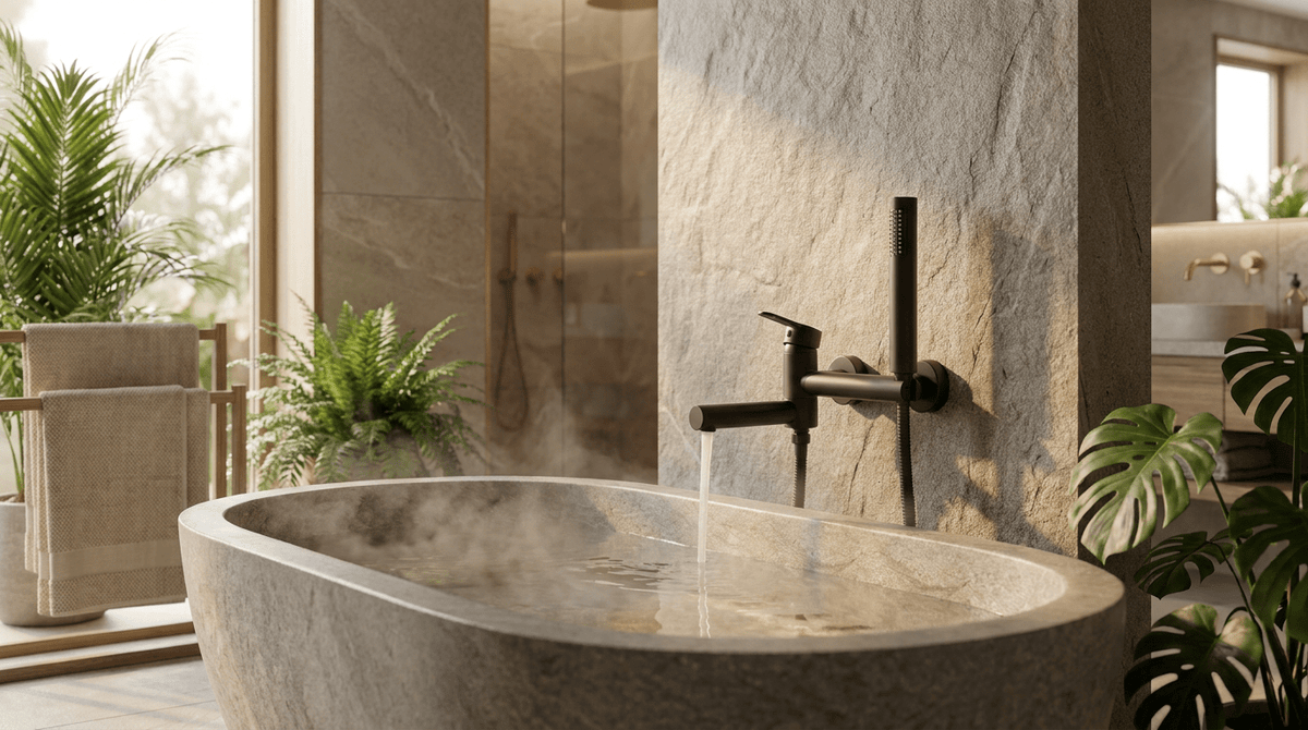 Troover na Banheira: Metais Nobres e Design Eterno