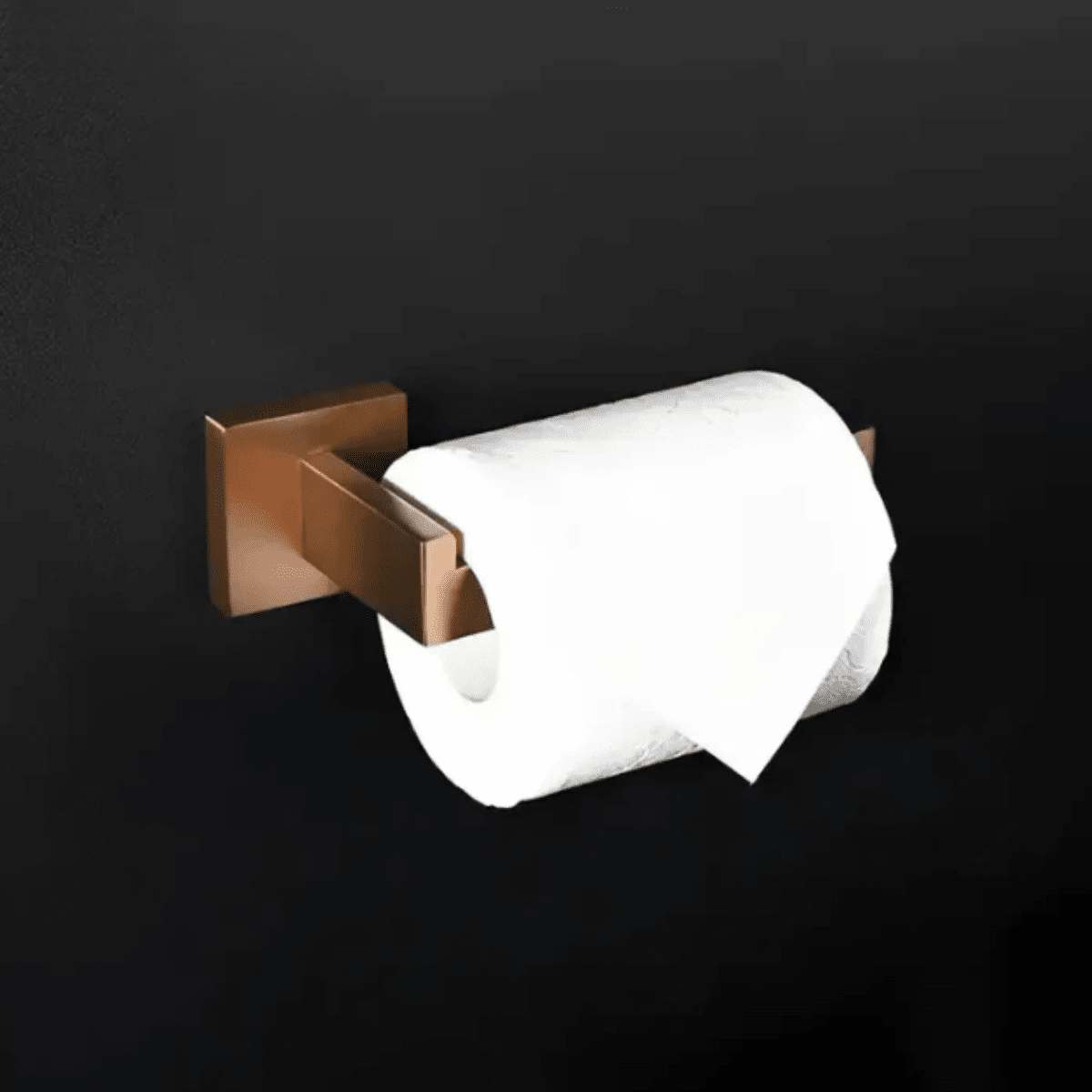 Acessórios para Banheiro Inox Rose Gold Shine acessórios para banheiro inox Artificio Lar Papeleiro Escovado 