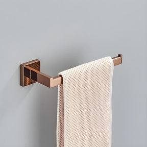 Acessórios para Banheiro Inox Rose Gold Shine acessórios para banheiro inox Artificio Lar Toalheiro 24cm 