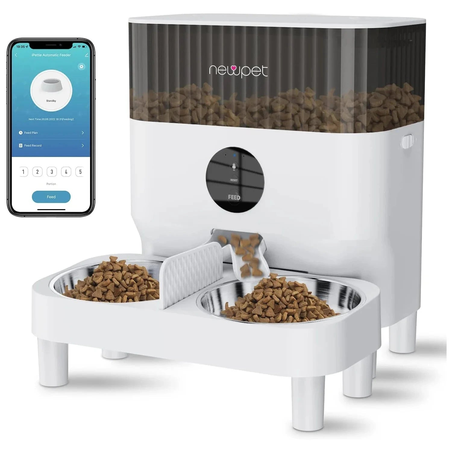Alimentador Automático PetSmart Pet Pedometers Artificio Lar 