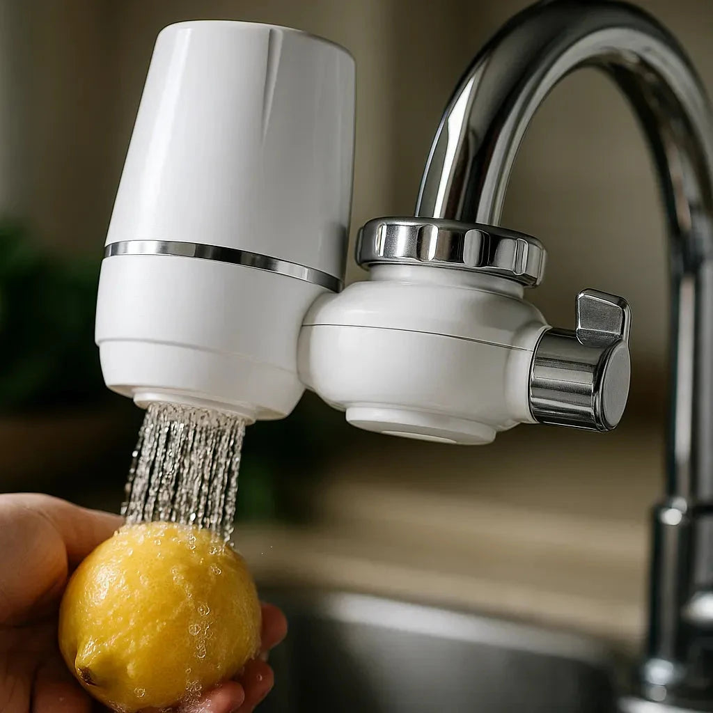 AquaShield Água Limpa – Filtro para Torneira com 5 Etapas Purificador Filtro de Água para Torneira - AquaShield Artificio Lar 