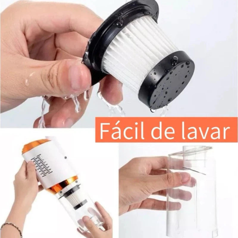 Aspirador De Pó Sem Fio Portátil MasterClean® Aspirador De Pó Sem Fio Portátil MasterClean® Artificio Lar 