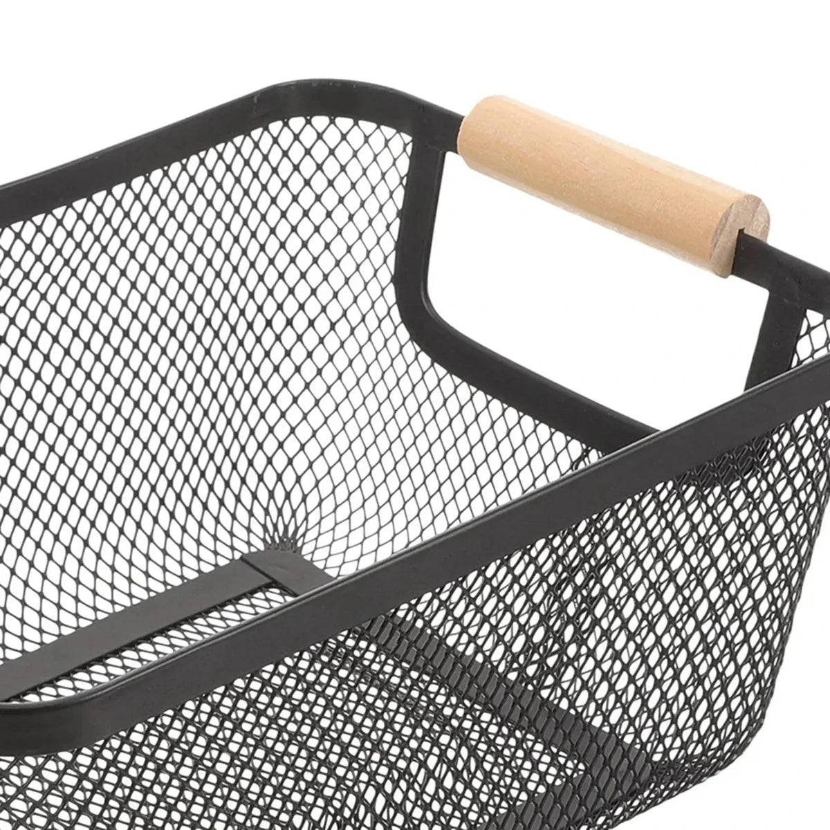 Cesto Organizador de Metal Telado Decoratto Household Storage Baskets Artificio Lar