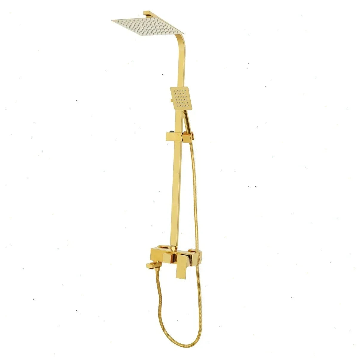 Conjunto de Chuveiro Monocomando Dourado Aurivita Bathroom Suites Artificio Lar