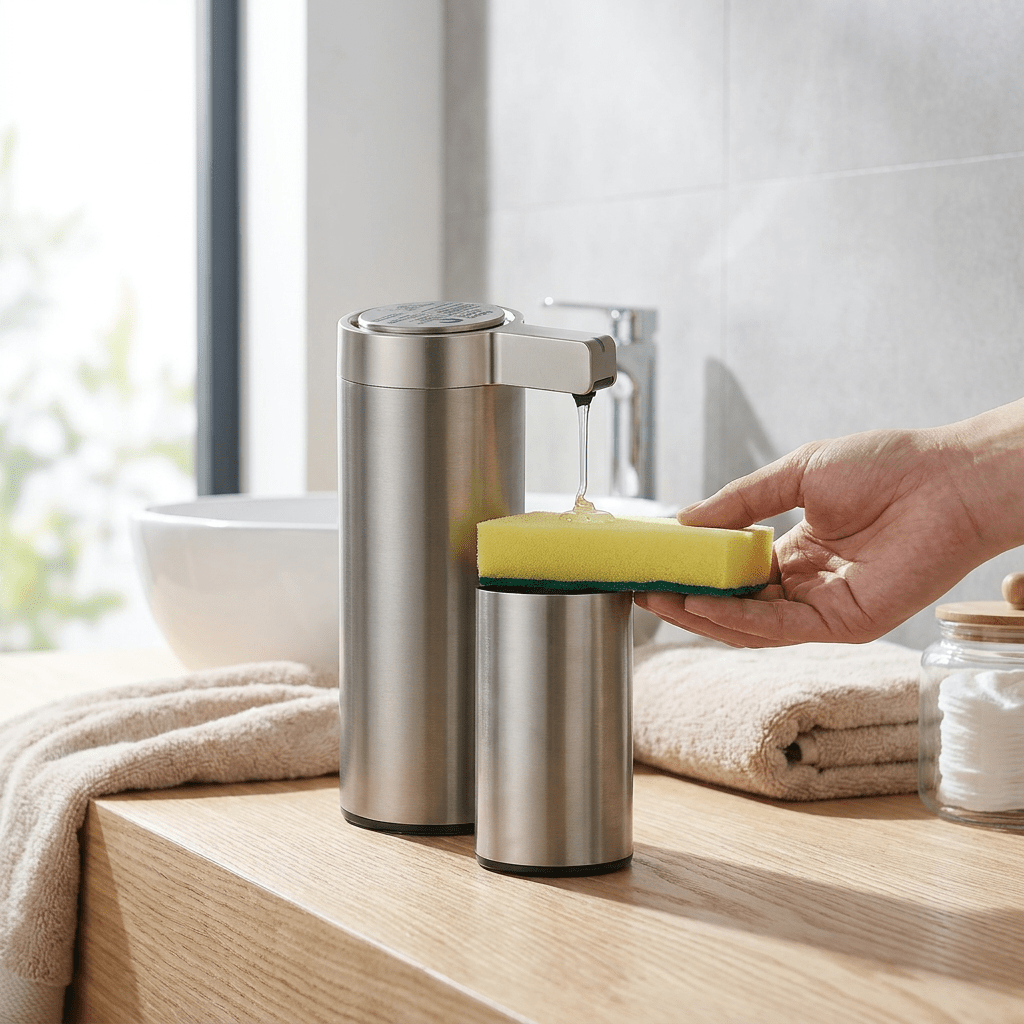 Dispenser de Sabonete Automático CleanSense Dispenser de Sabonete Automático CleanSense Artificio Lar 