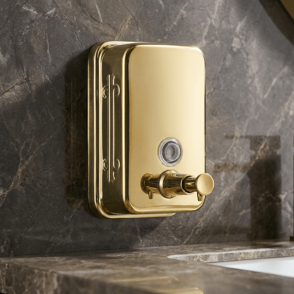 Dispenser Dourado SteelPro 304 Dispenser Inox SteelPro 304 Artificio Lar 