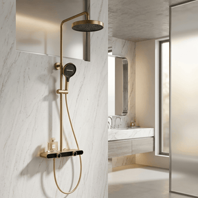 Ducha Supreme Gold Ducha Supreme Gold Artificio Lar Dourado Escovado 
