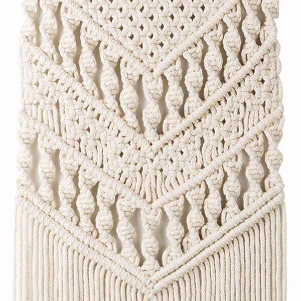 Enfeite Macramê Boho Enfeite Macrame Artificio Lar