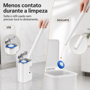 Escova Sanitária SaniVora™ com Refis Descartáveis Escova Sanitária SaniVora™ com 24 Refis Descartáveis Artificio Lar 