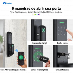 Fechadura Digital Smart 3D Wifi Security Smart Fechadura Digital Artificio Lar 