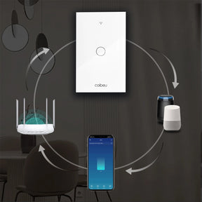 Interruptor Inteligente Alexa - ConectSwitch Casa e Jardim Artificio Lar 