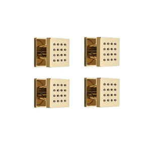 Jatos corporais de hidromassagem Spa Personalizado Darcol grupo 01 acessorios para banheiro Artificio Lar Ouro Polido 4 pcs De 7 a 18 Dias 