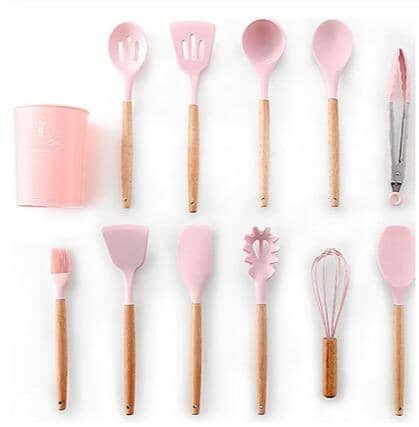 Kit Colheres Best Chef kit best chef Artificio Lar ROSA-12pcs-B 