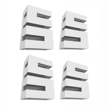 Kit Com Iluminarias Arandela Decorativa Spot Parede a Prova D água Kit Com Iluminarias Arandela Decorativa Spot Parede a Prova D água Artificio Lar Kit 4 Unidades Branco 