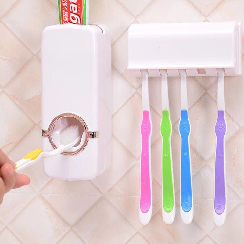 Kit Dispenser Para Pasta de Dente Max Clean Casa e Cozinha Artificio Lar 