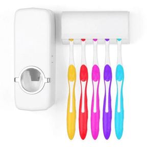 Kit Dispenser Para Pasta de Dente Max Clean Casa e Cozinha Artificio Lar 