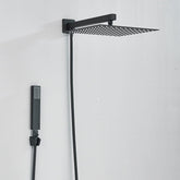 Kit Ducha Chuveiro De Banheiro 30cm Inox Quadrada Com Ducha Manual+1,5m Mangueira Preto/Cromado Kit Ducha Chuveiro De Banheiro 30cm Inox Quadrada Com Ducha Manual+1,5m Mangueira Preto/Cromado Artificio Lar 