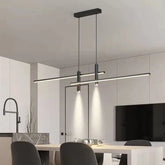 LED Pendant Light Restaurant Hanging Lamp Smart Remote Control Adjustable Color Temperature Brightness Living Room Indoor Light Artificio Lar 