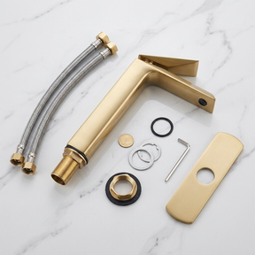 Torneira Cascata Monocomando Lavatório Acabamento Escovado LuxoFlux