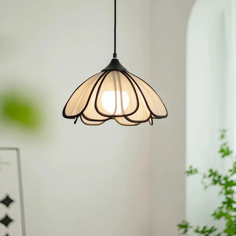 Luminária Pendente Floral Estilo Japonês Hanari Pendant Light Fixtures Artificio Lar 