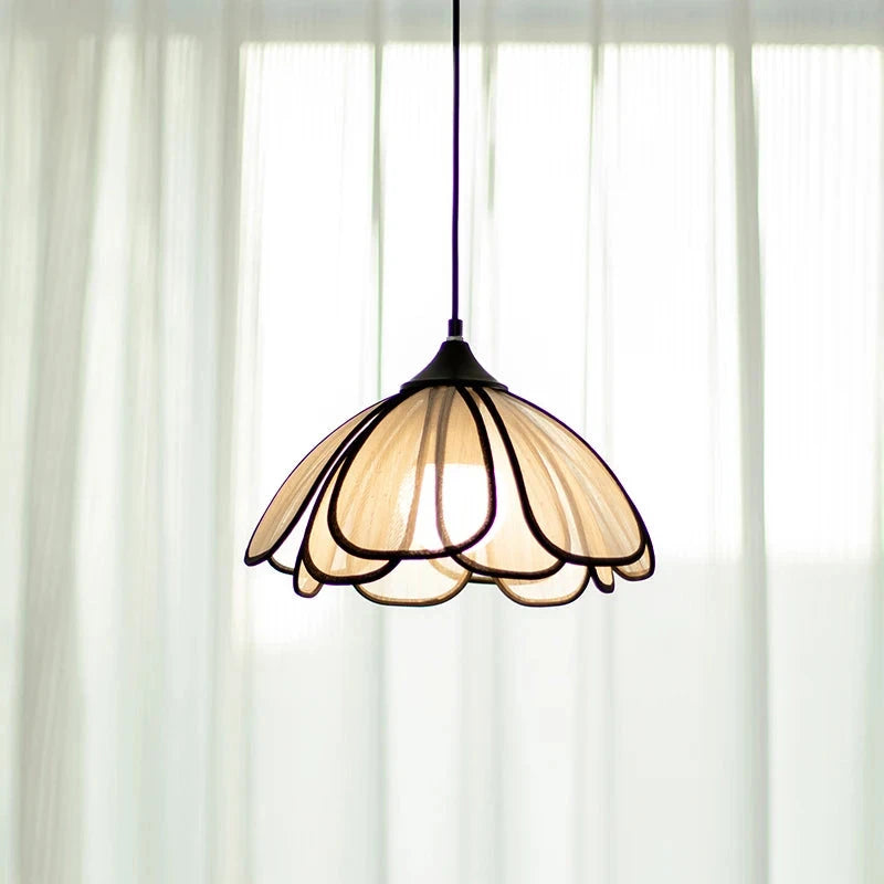 Luminária Pendente Floral Estilo Japonês Hanari Pendant Light Fixtures Artificio Lar